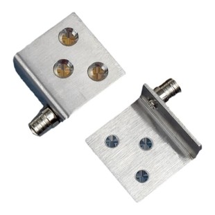 不锈钢ct角码暗藏式外开橱柜门电表箱木门天地轴铰链合页上下转轴