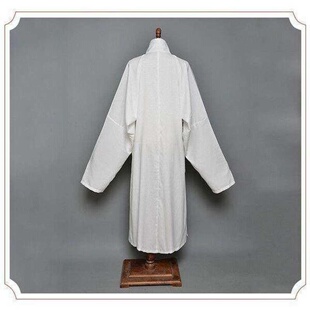 明制汉服内搭衬袍里衣百搭道袍圆领袍打底直裰男女交领中衣大袖白