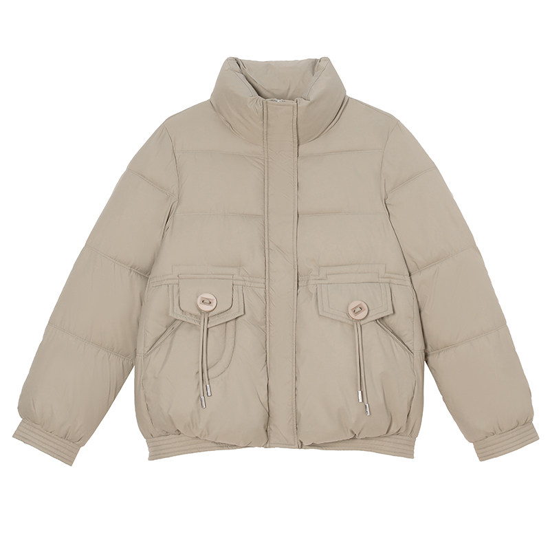 2025冬季新款羽绒棉服加厚立领棉衣女短款宽松显瘦时尚韩版外套