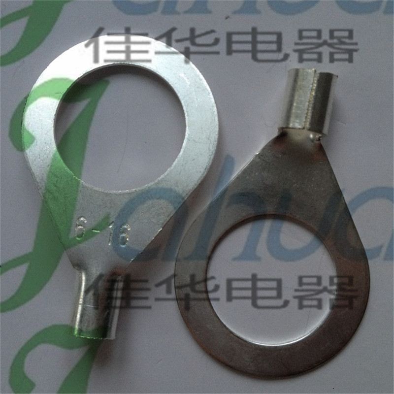 OT6-16 裸端头 冷压接线端子 铜鼻子  紫铜