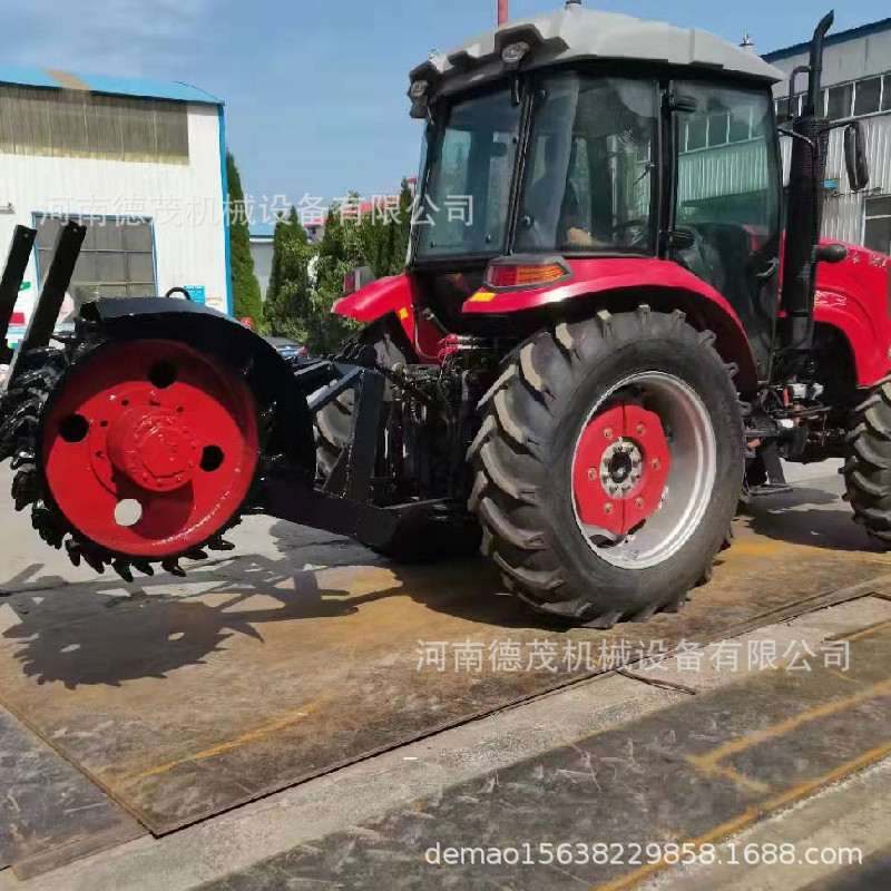 圆盘式开沟机 混凝土水泥路面圆盘开槽机 通讯电缆管道铺设挖沟机