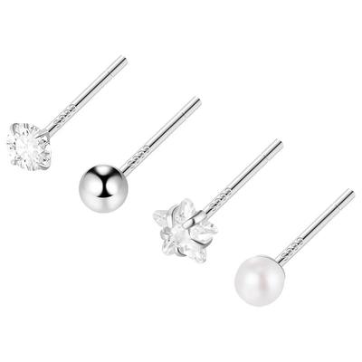 999纯银养耳洞耳钉女耳骨钉