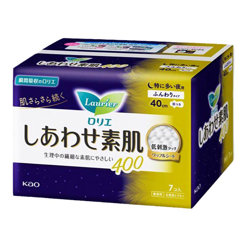 花王乐而雅护翼敏感肌夜用卫生巾
