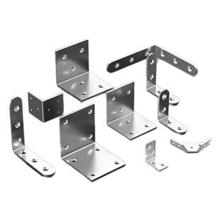 不锈钢角码三角直片固定器角铁支架加固家具衣柜直角件金属支撑架