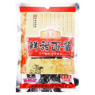 上海鼎丰鲜甜面酱200g*8袋新包装拌面拌饭冷菜卷饼蘸料调味料包邮