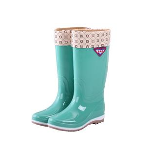 雨鞋女高筒雨靴中筒水靴水鞋加绒防滑胶鞋套鞋时尚高筒雨鞋冬包邮