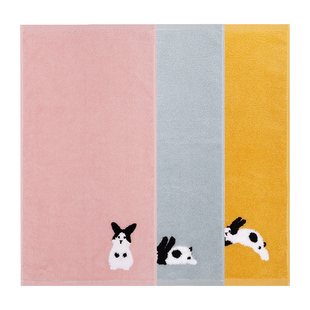 多样屋儿童毛巾全棉洗脸家用可爱宝宝洗澡方巾女男童产妇月子吸汗