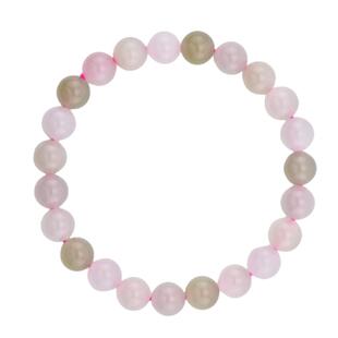 和田玉藕粉多宝手串女款马卡龙晴水白玉烟紫色串珠玉石手链送礼物