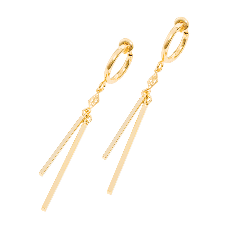 OSEWAYA无洞耳夹女个性流苏耳坠时尚耳饰小众设计耳环情侣耳钉