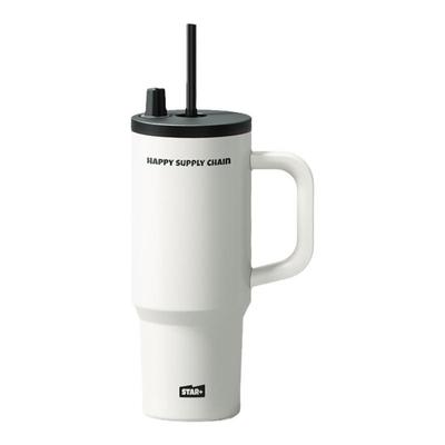 世大家陶瓷内胆保温杯2025新款大容量男水杯吸管杯女车载冰霸杯子