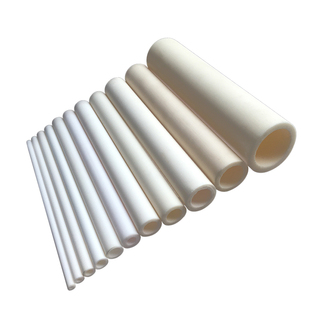 单孔耐高温耐磨刚玉陶瓷管热电偶探头空心绝缘棒99氧化铝瓷管定制