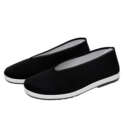 老北京圆口复古练功表演结婚布鞋