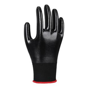 星宇手套劳保耐磨工作丁腈耐油防水防油全胶满挂浸胶劳动机修加厚