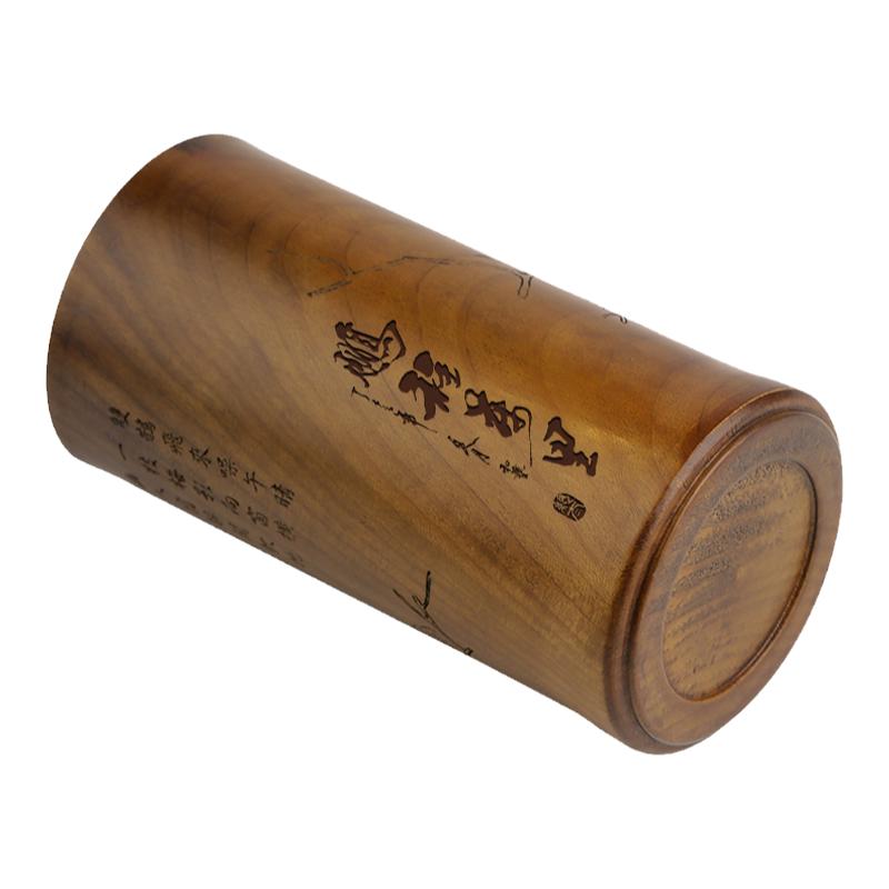 复古工艺品摆件书房笔筒红木雕刻