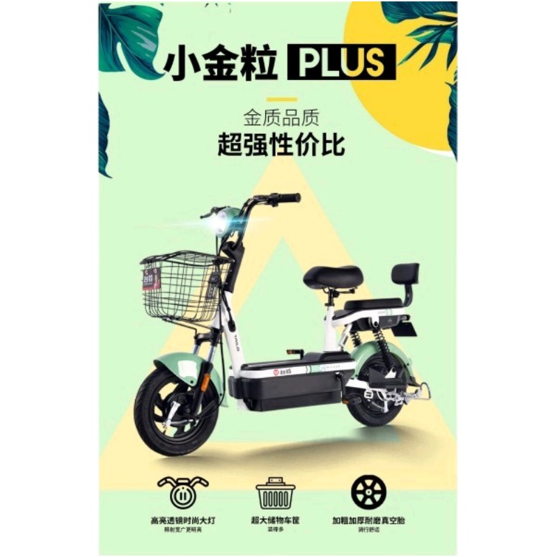 台铃小金粒plus代步大电池