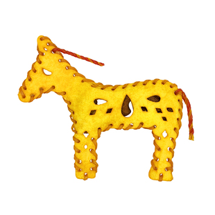 皓芽马年礼物开运小马犬猫磨牙零食益智玩具洁齿漏食玩具解闷逗趣