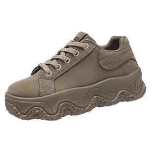 春季男鞋休闲运动增高板鞋厚底耐磨上班工作软底不累脚干活劳保鞋