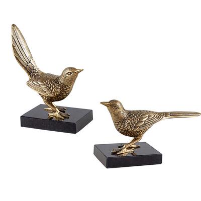 Harbor House美式家居客厅玄关桌面饰品北美林雀摆件Towhee