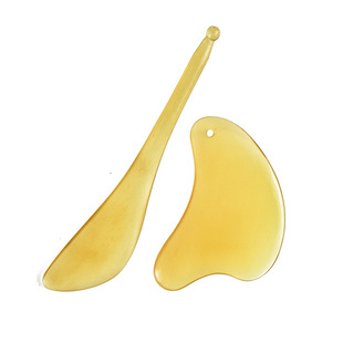 一生缘正品牛角面部美容刮痧板眼部挂脸通用加厚刮痧拨筋棒男女