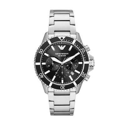 【自营】Armani阿玛尼手表男 飞行员时尚潮流简约石英男表AR11360