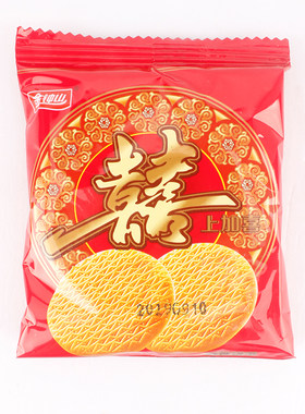 金钟山喜上加喜双喜饼喜庆结婚饼