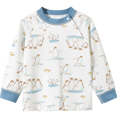 宝宝四季纯棉A类无骨上衣