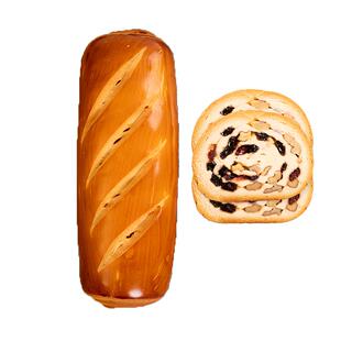 疆瀚新疆大列巴面包特产俄罗斯果仁早餐代餐700g无蔗糖油式黑全麦