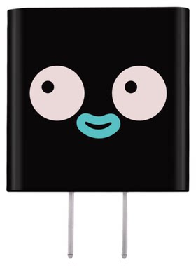 SkinAT适用于果iPhone15充电器贴纸16 Pro Max插座贴 17pro插头贴 Apple40W/20W/18W USB-C电源适配器贴纸