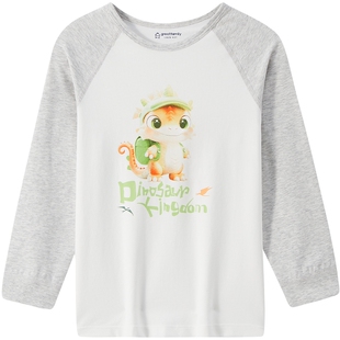 歌瑞家儿童家居服男中小童秋衣裤2025春季新款打底内衣A类 乐友