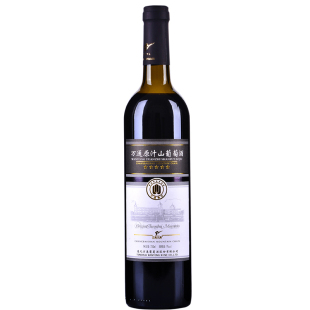 万通原汁山葡萄酒7%vol 730ml 通化万通天露霜红葡萄酒甜红酒
