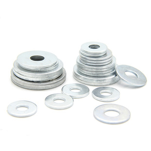 包邮镀锌加大加厚平垫片圆垫白锌小垫圈华司介子M3M4M5M6M8M10-20