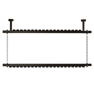 包安装晾衣杆阳台固定式晾衣架吊杆上下双层顶装悬挂侧装家用晒被