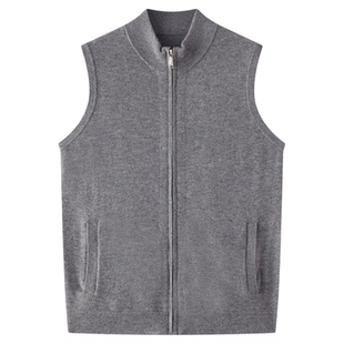 LOFVRANG | 拉斐尔 |艺术家100%纯羊毛背心2025商务保暖男士马甲