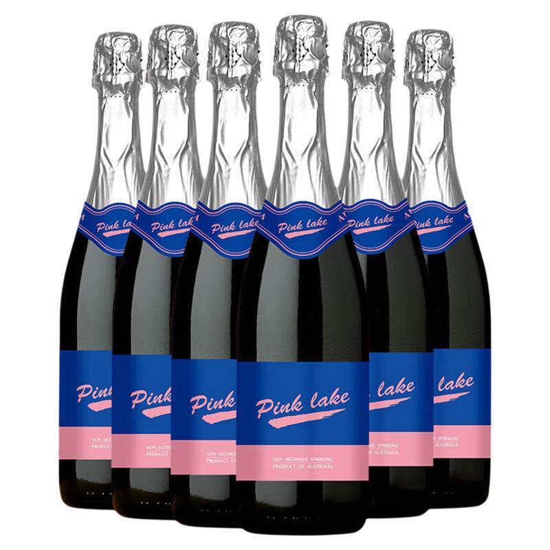 pink lake/粉湖 柠檬味无醇起泡葡萄汁750ml 澳洲无酒精健康畅饮