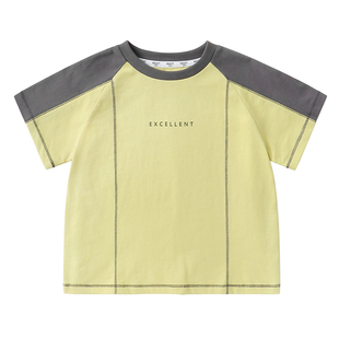 右欧童装儿童夏季短袖T恤男童夏装女孩上衣服小宝宝2026新款半袖