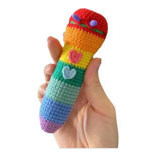 毛毛虫三代点读笔保护套毛线diy卡通手工编织制作送宝宝礼物个性