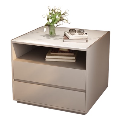 实木方型客厅边柜沙发旁边几方桌