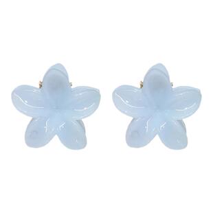 RTEP 定制emijay可爱鸡蛋花彩色小号抓夹刘海夹复古果冻少女发夹