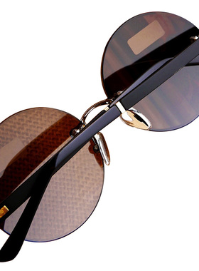 整块天然水晶眼镜男中老年