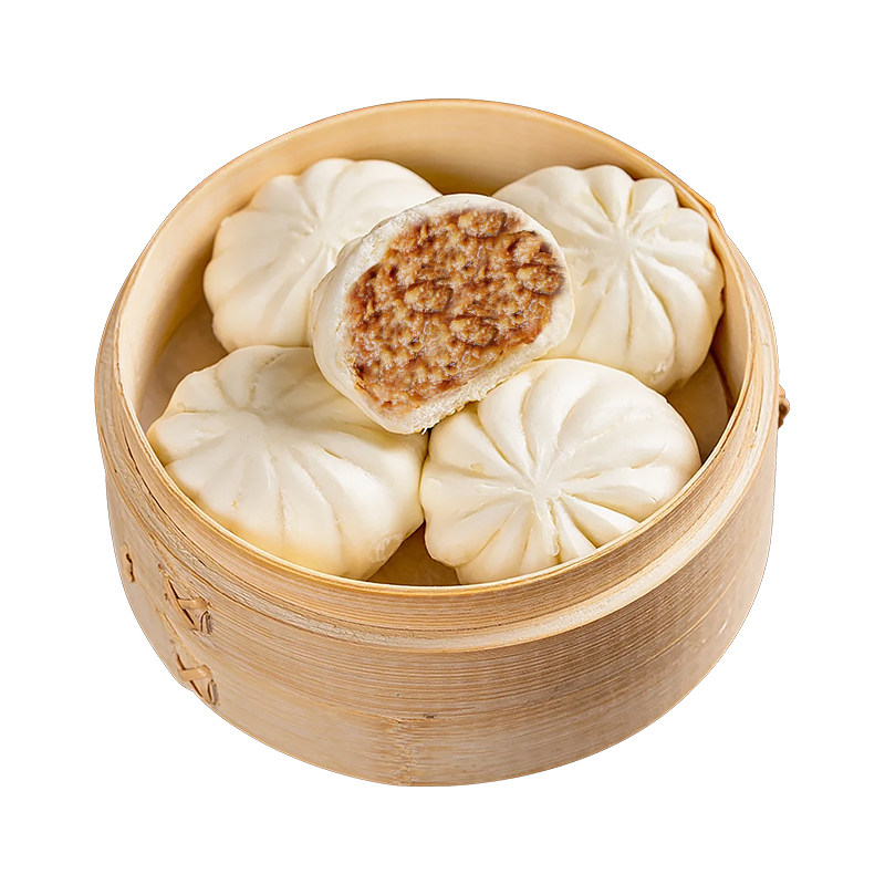 苏式肉包青菜香菇包菌菇包