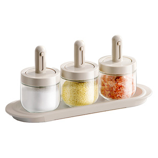 摩登主妇调料罐调料收纳盒厨房家用分装瓶油壶盐罐调味罐组合套装