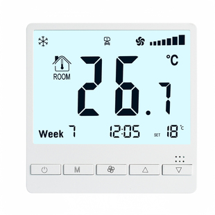 中央空调控制面板WiFi空调地暖二合一两联供智能手机远程定时开关