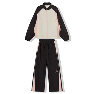 EPTISON时尚套装女2026春季新款美式运动风撞色宽松休闲两件套