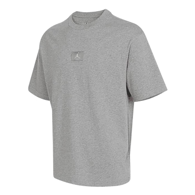 Nike耐克AJ短袖男夏新款Jordan贴片宽松运动灰色棉T恤FZ1913-091