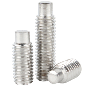 304不锈钢内六角凸端紧定螺丝无头机米螺丝钉顶丝基米M3M4M5M6M8