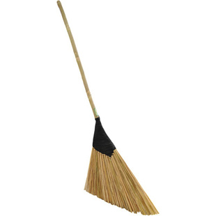 竹环环卫用工厂户外扫帚手工大扫把车间院子扫水高粱扫把竹扫把