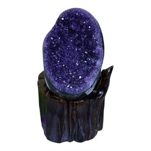 天然紫晶镇消磁石帝王紫水晶洞紫水晶原石办公桌摆件招财净化能量