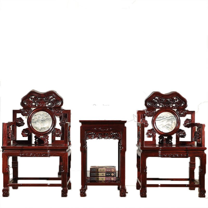 红木家具圈椅仿古中式靠背椅家具