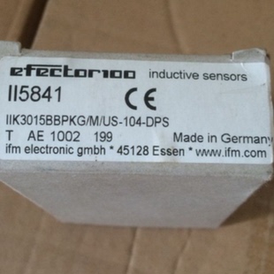 议价II5841 电感式传感器 IIK3015BBPKG 德国IFM易福门