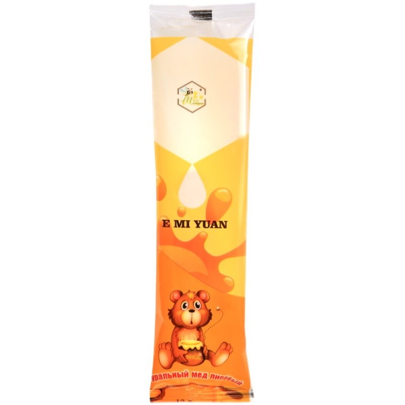 俄罗斯进口蜂蜜椴树蜜冬熊牌小勺蜜纯正天然小瓶便携农家囤货礼盒